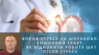 ВПЛИВ СТРЕСУ НА ШЛУНКОВО-КИШКОВИЙ ТРАКТ. ЯК ВIДНОВИТИ РОБОТУ ШКТ ПIСЛЯ СТРЕСУ?