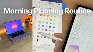 Morning Planning Routine (on my iPad) ✏️