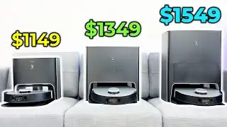 The Most Advanced Ecovacs! X1 PLUS vs X1 TURBO vs X1 OMNI