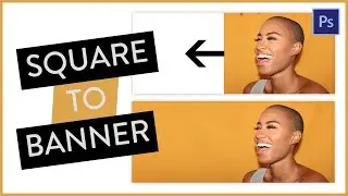 How To Change A Square Picture To A Rectangle (Extend Background In Photoshop) #photoshoptip