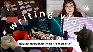 a new outline technique, setting a deadline, reset with me, new writing routine ✸ writing vlog 008