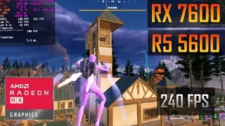 RX 7600 + Ryzen 5 5600 | Performance Mode | Fortnite - Chapter 5 Season 4 | 1080p |