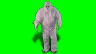 Snow Yeti - Terror Stance - Green Screen - Download