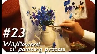 #23 How to Paint Wildflowers. Wildflowers Painting | Andrey Belchev