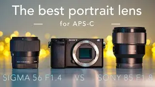 Best portrait lens for Sony APS-C - Sigma 56mm F1.4 vs Sony 85mm F1.8 - Review and side by side test