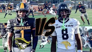 Must 👀 This One Got Out Of Hand Quickly 🤯 American Heritage Vs Western 2024 🏈🔥