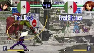 FT5 @kof2002: Thai_Rock (MX) vs Fred Slasher (MX) [King of Fighters 2002 Fightcade] Oct 27