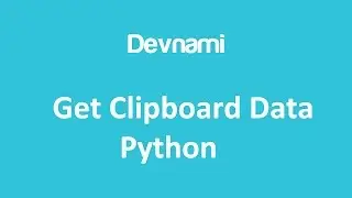 Get Clipboard Data in Python