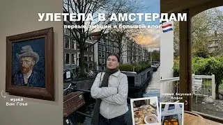 улетела в Амстердам | музей Ван Гога и первые эмоции 🇳🇱