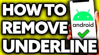 How To Remove Underline While Typing Android (EASY!)