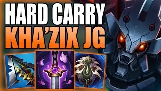 HOW TO PLAY KHA'ZIX JUNGLE & HARD CARRY YOUR SOLO Q GAMES! - Gameplay Guide League of Legends