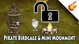 How To Unlock MINI MONUMENT & PIRATE BIRDCAGE 🔓 Don't Starve Together Secret Skins