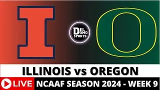 ILLINOIS VS OREGON LIVE 🏈 NCAAF COLLEGE FOOTBALL GAME SCORE Play-by-Play - Week 9 - OCT 26, 2024