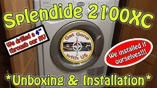 Splendide 2100XC Washer Dryer Combo  Install in our RV