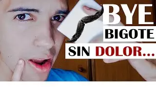 Como depilar el bigote de hombre ¿SIN DOLOR? | CON CERA TRADICIONAL O CASERA