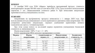 Расчет амортизации нематериальных активов по методу уменьшающего остатка | Нематериальные активы