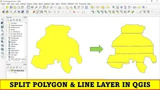 QGIS Tutorials 41: Split Polygon & Line layer | QGIS