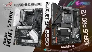 Asus Rog Strix B550-A vs Gigabyte B550 Aorus Pro V2