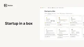 Startup in a box