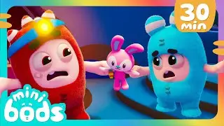 MINIBODS NEW! 🌟 Bedtime Binky Mystery 🌟| Bedtime for Kids | Baby Oddbods | Funny Cartoons for Kids