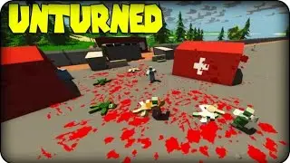 Unturned Gameplay - Zombie Survival Game - ZOMBIE MASSACRE !