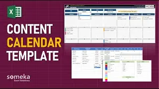 Content Calendar Template | Excel Template Every Marketer Needs