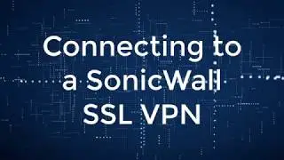 Microsoft Windows - SonicWall SSL VPN - How to connect