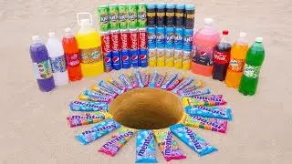 Schweppes, Evervess, 100Plus , Revive , Cola , Mirinda , Fanta , Coca cola VS Mentos Underground!