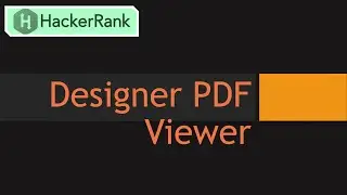 Hackerrank: Designer PDF Viewer