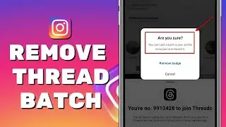 How to Remove Threads Badge from Instagram Profile