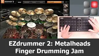 Going Wild On Two AKAI MPD218 And EZdrummer 2 Metalheads EZX