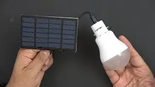 Portable 15W 130LM Solar Powered Led Bulb, For Earthquake & Emergency Kit / Camping / Power Outage