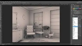 PostProduction Interior Scene