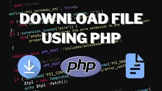 Download File Using PHP | PHP File Downloader | File Download With PHP | How To Download File In PHP