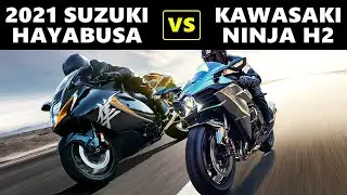 2021 hayabusa vs h2- Drag race comparison