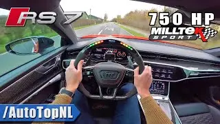 2021 AUDI RS7 C8 *SUPER LOUD* MILLTEK POV Test Drive by AutoTopNL