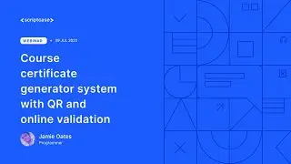 Scriptcase -  Course certificate generator system with QR and online validation 3/3