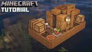 Minecraft - Survival Raft Base Tutorial (How to Build)