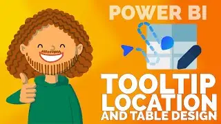 Precise tooltip location and table design in Power BI using Deneb