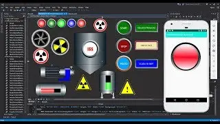 HMI-SCADA By WPF:  HMI Button Demo