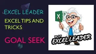 EXCEL TIPS & TRICKS #28 (GOAL SEEK) # VERY USEFUL TO FIND INPUT TO ACHIEVE DESIRED GOAL