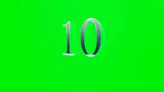 Countdown | green screen countdown | Green screen video