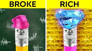 RICH vs BROKE STUDENTS: High School Showdown! School Survival Guide by 123GO! GLOBAL