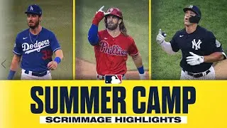 MLB Summer Camp Scrimmage Highlights (Yankees vs. Mets, Dodgers vs. D-backs, Cubs vs White Sox, etc)