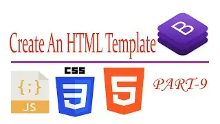 Create an HTML template or website layout part 9