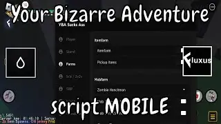 Your Bizarre Adventure script MOBILE – Inf hp, Instantly stand kill, Item farm, Click tp, Auto Farm