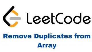 Remove Duplicate Element from Sorted Array 