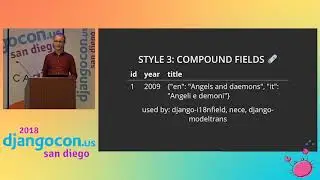 DjangoCon US 2018 - Data internationalization in Django by Raphel Michel