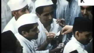 1950s Bombay Stock Exchange, Indian Brokers at Work, Mumbai, India, Archive Footage