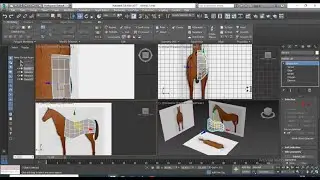 3Dsmax Tutorials, How to Model a 3D Horse from Scratch in 3dsmax (Part 1)